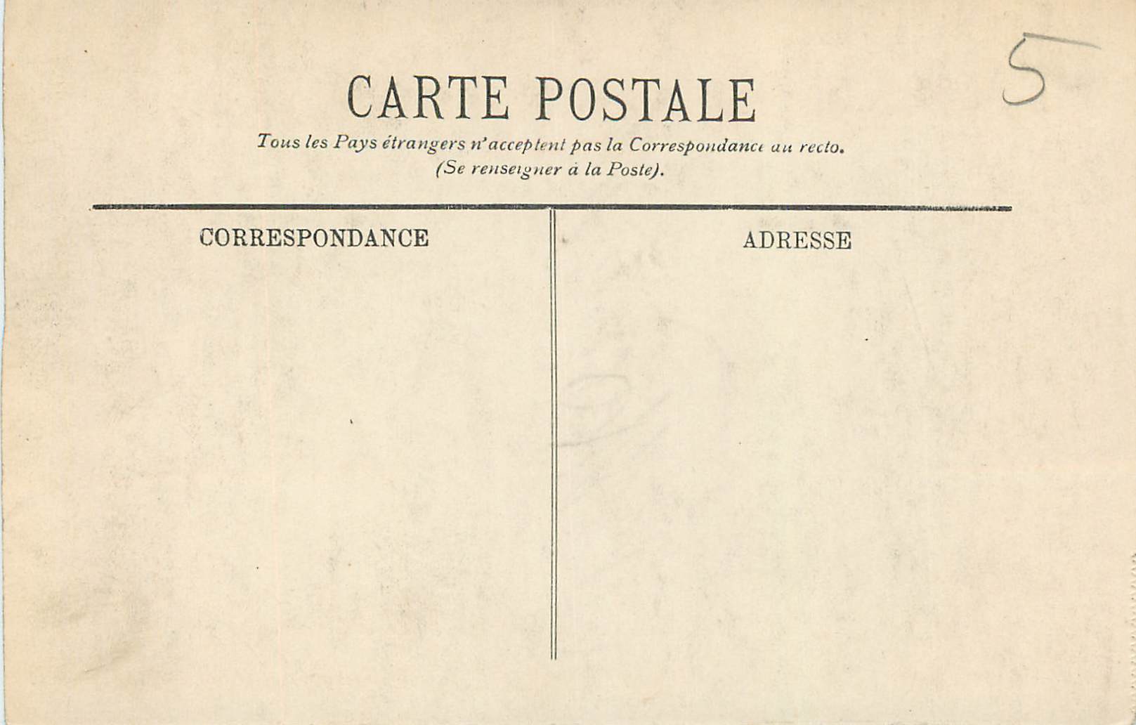 CPA Bagnoles de l'Orne Le Lac et le Grand Hotel Vue Prise du Roc au Chien — Rückseite