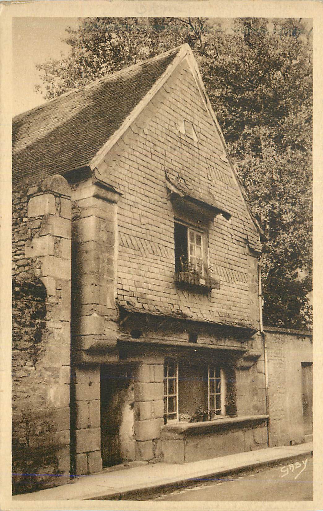 CPA Alencon (Orne) Vieille Maison Rue de la Barre