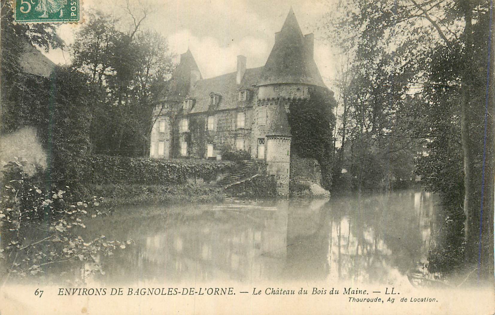 Environs de Bagnoles-de-l'Orne — Le Château du Bois du Maine — Thouroude, Ag de Location