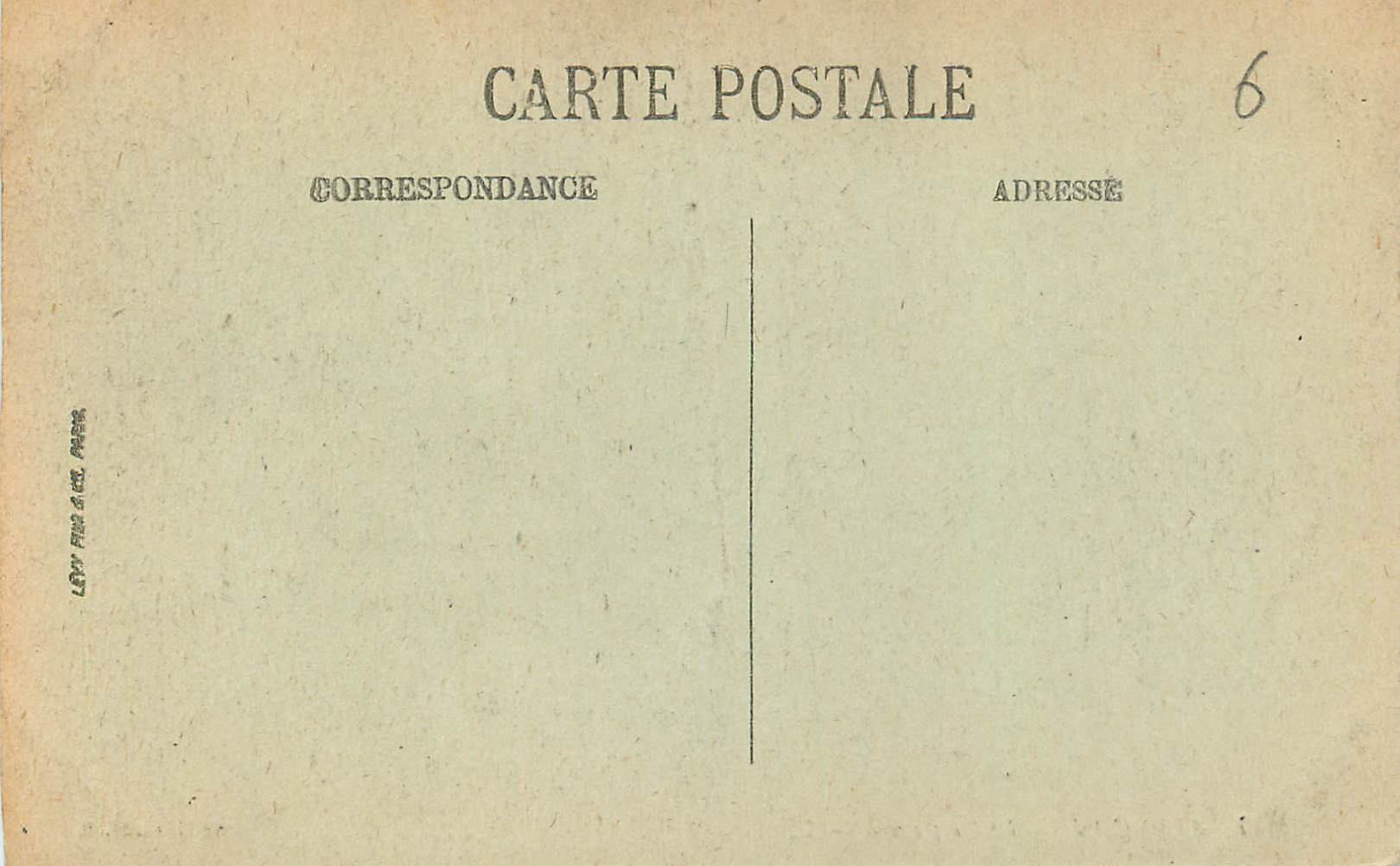 CPA Alencon La Prefecture — Rückseite