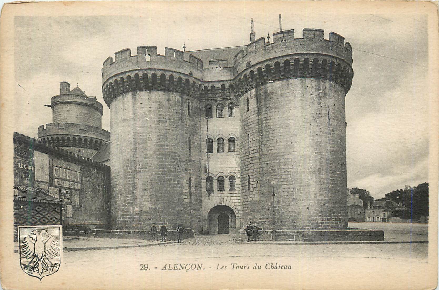 CPA Alencon les Tours du Chateau