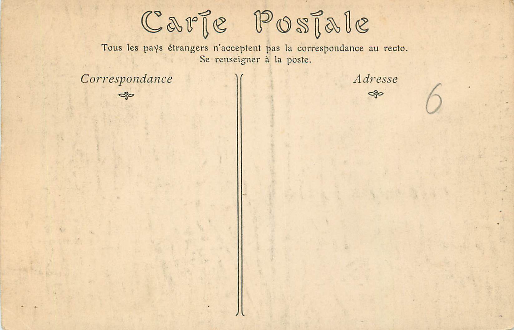 CPA Alencon Grand Portail de l'Eglise Notre Dame — Rückseite