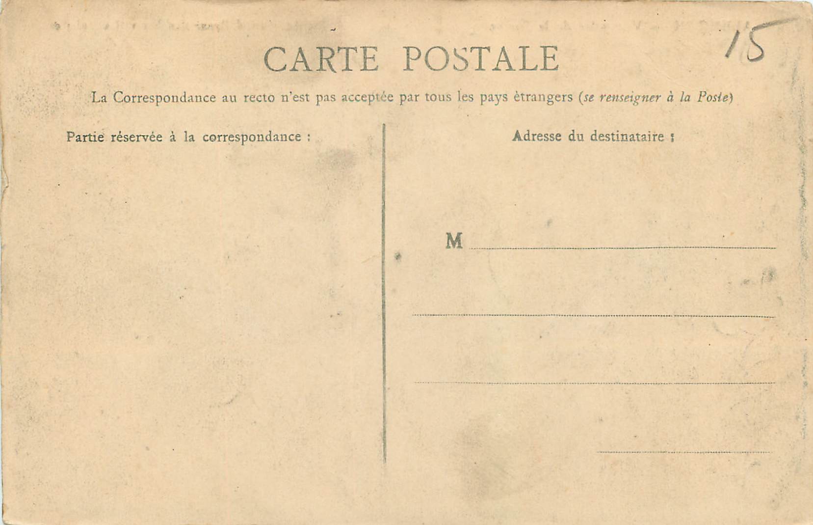 CPA Alencon Vue Prise de la Sarthe — Rückseite