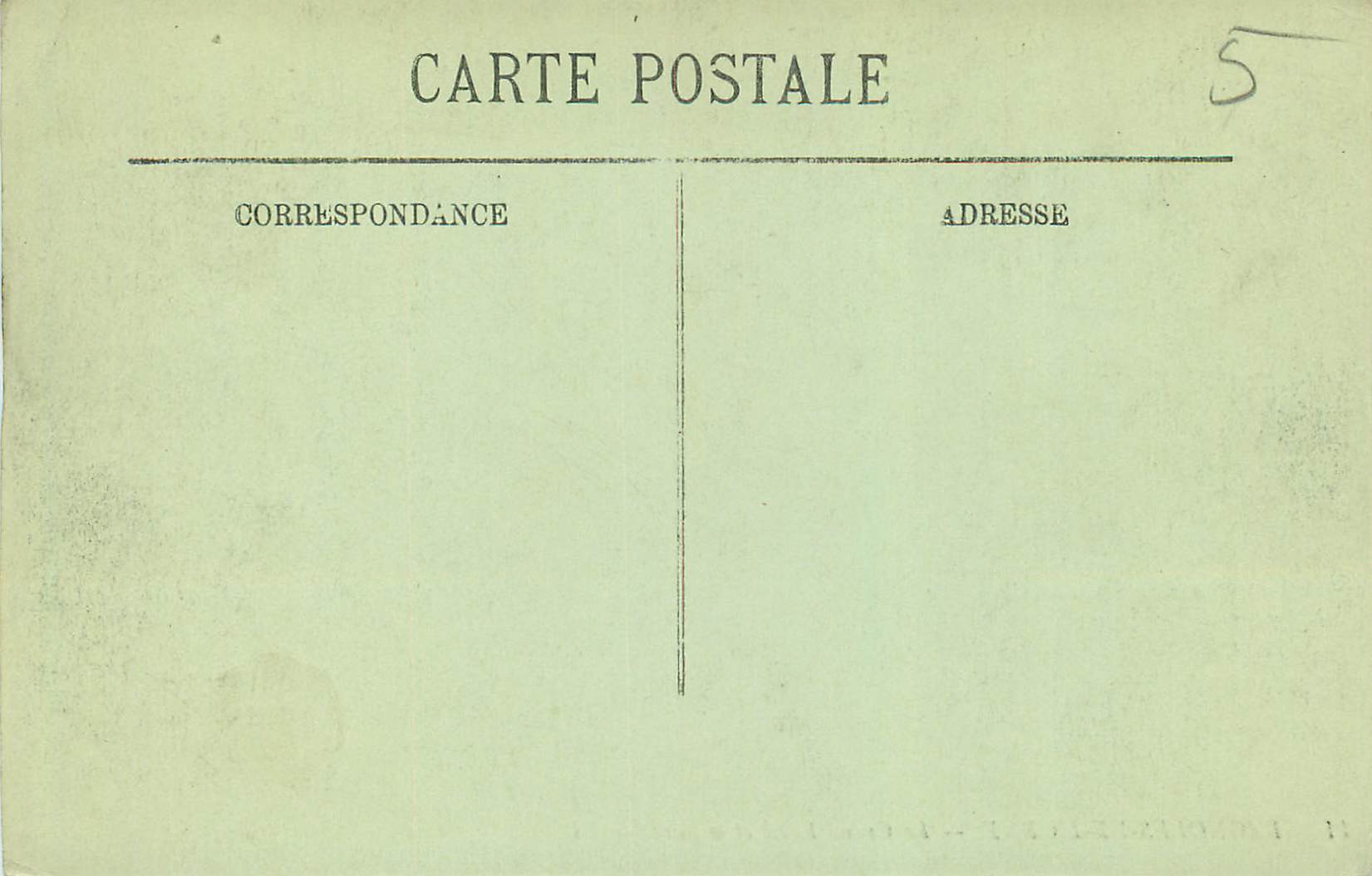 CPA Bagnoles de l'Orne Le Grand Hotel et le Parc — Rückseite