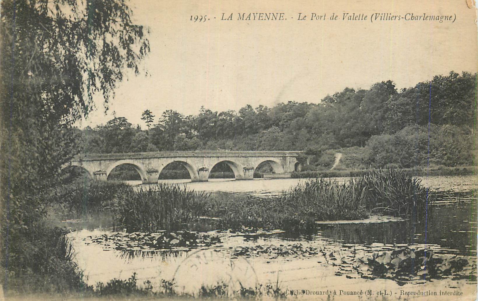 CPA La Mayenne Le Port de Valette (Villiers Charlemagne)