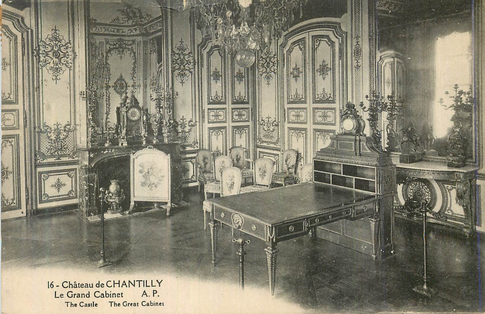 CPA Chateau de Chantilly Le Grand Cabinet A P