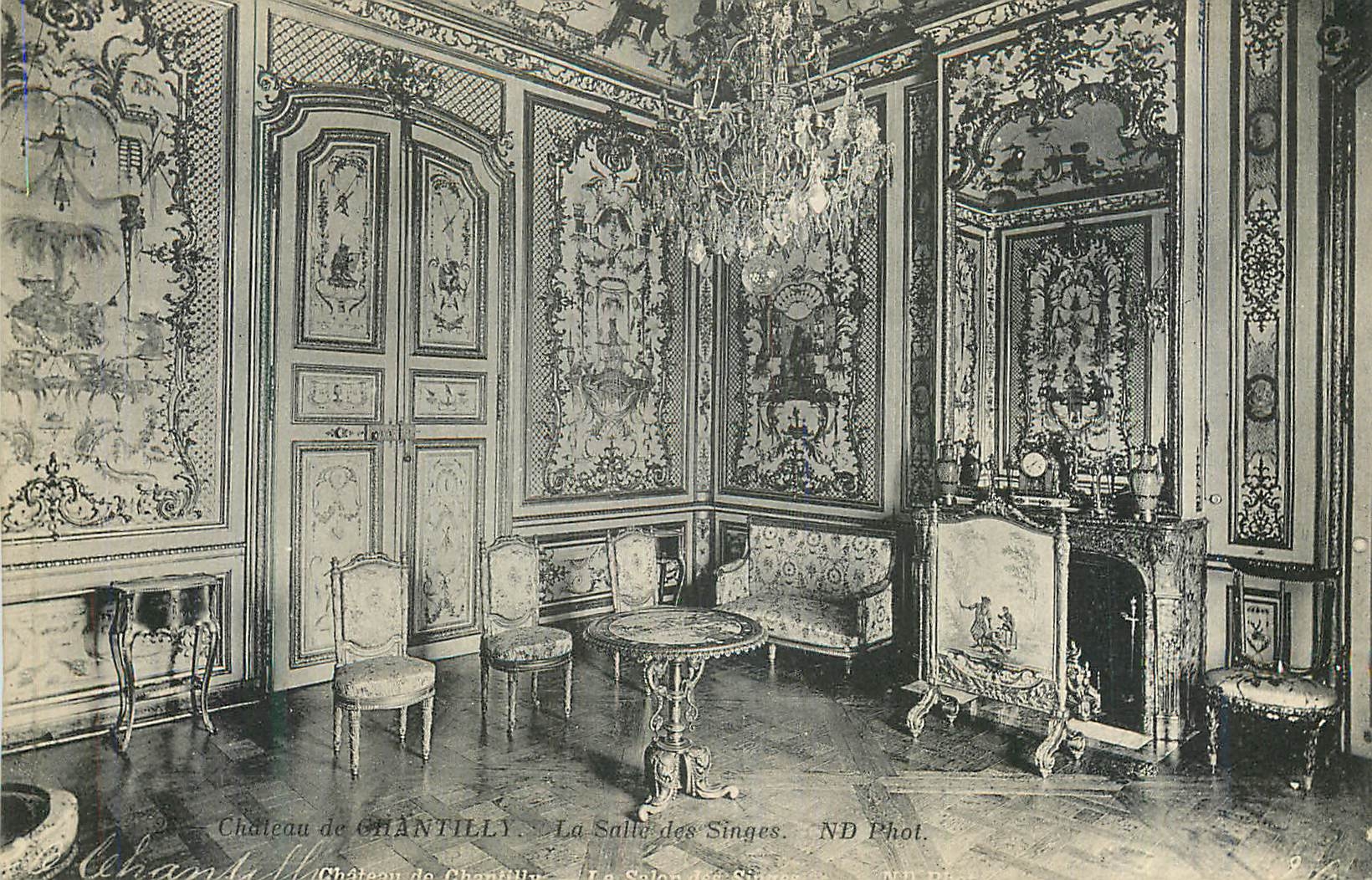 CPA Chateau de Chantilly La Salle des Singes