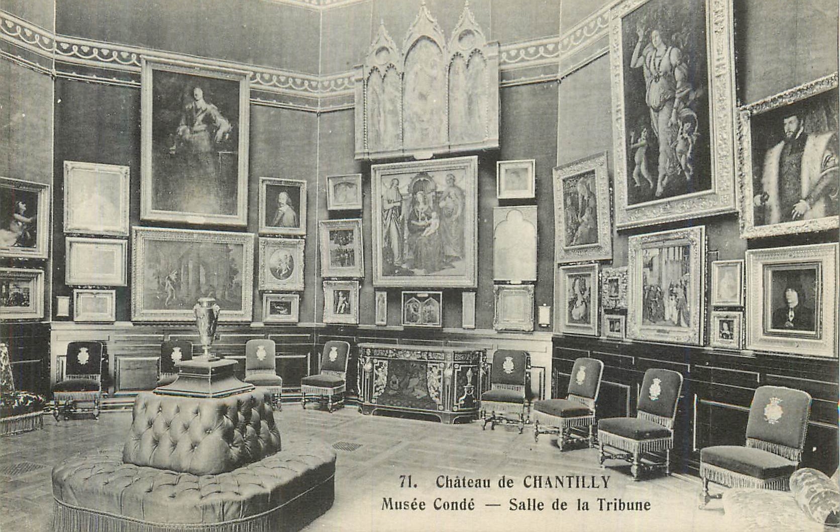 Schloss Chantilly — Musée Condé — Salle de la Tribune