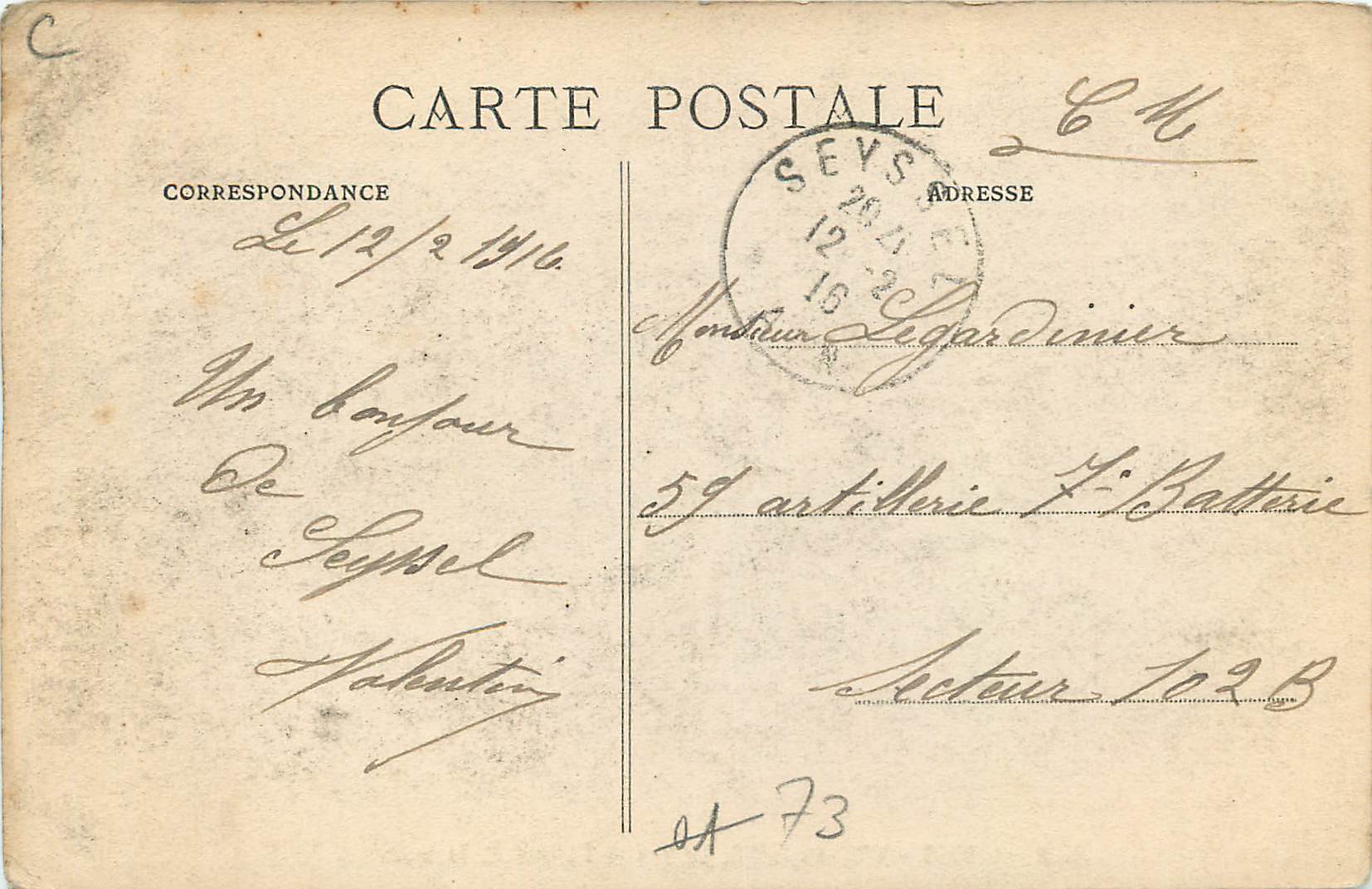 Val-du-Fier — Le grand Tunnel et le nouveau Pont — A. B. 3095 — Rückseite