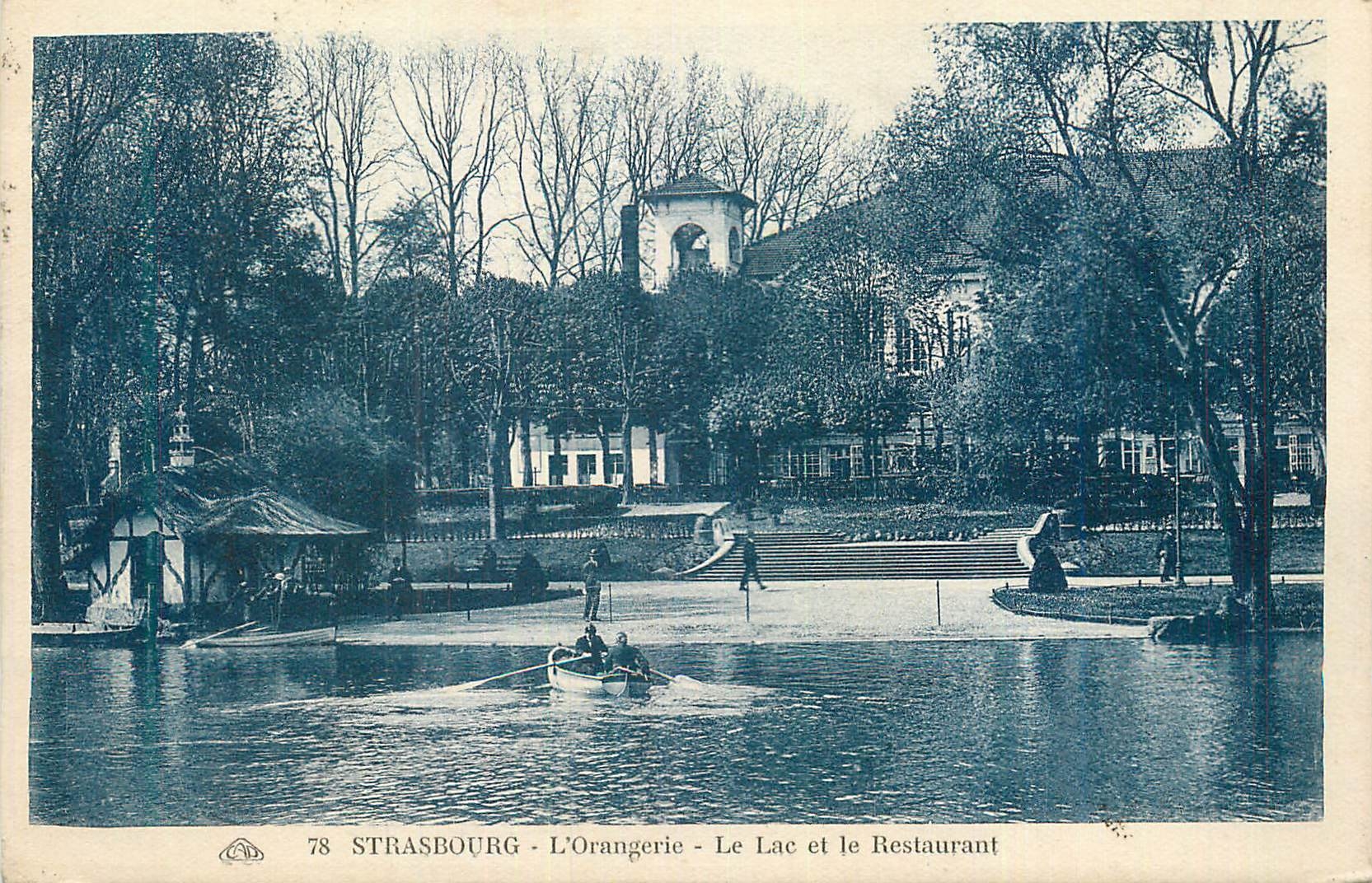 CPA Strasbourg L'Orangerie Le Lac et le Restaurant