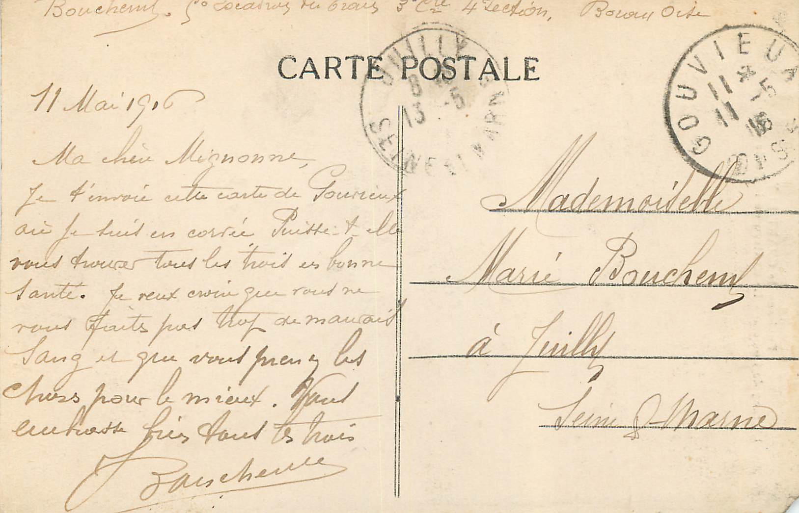Environs de CHANTILLY — L'Étang de Comelle - Le Château de la Reine Blanche — Édil Annis — Rückseite