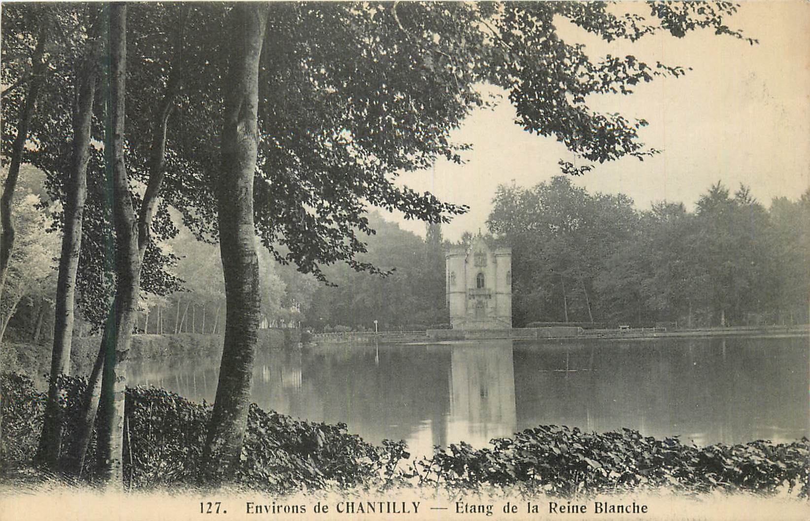 CPA Environs de Chantilly Etang de la Reine Blanche