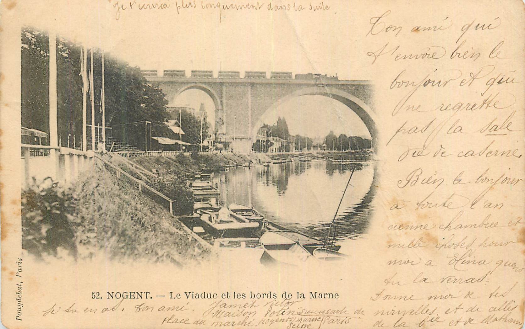 Nogent — Le Viaduc et les bords de la Marne — Poupjebat, Paris, n°52