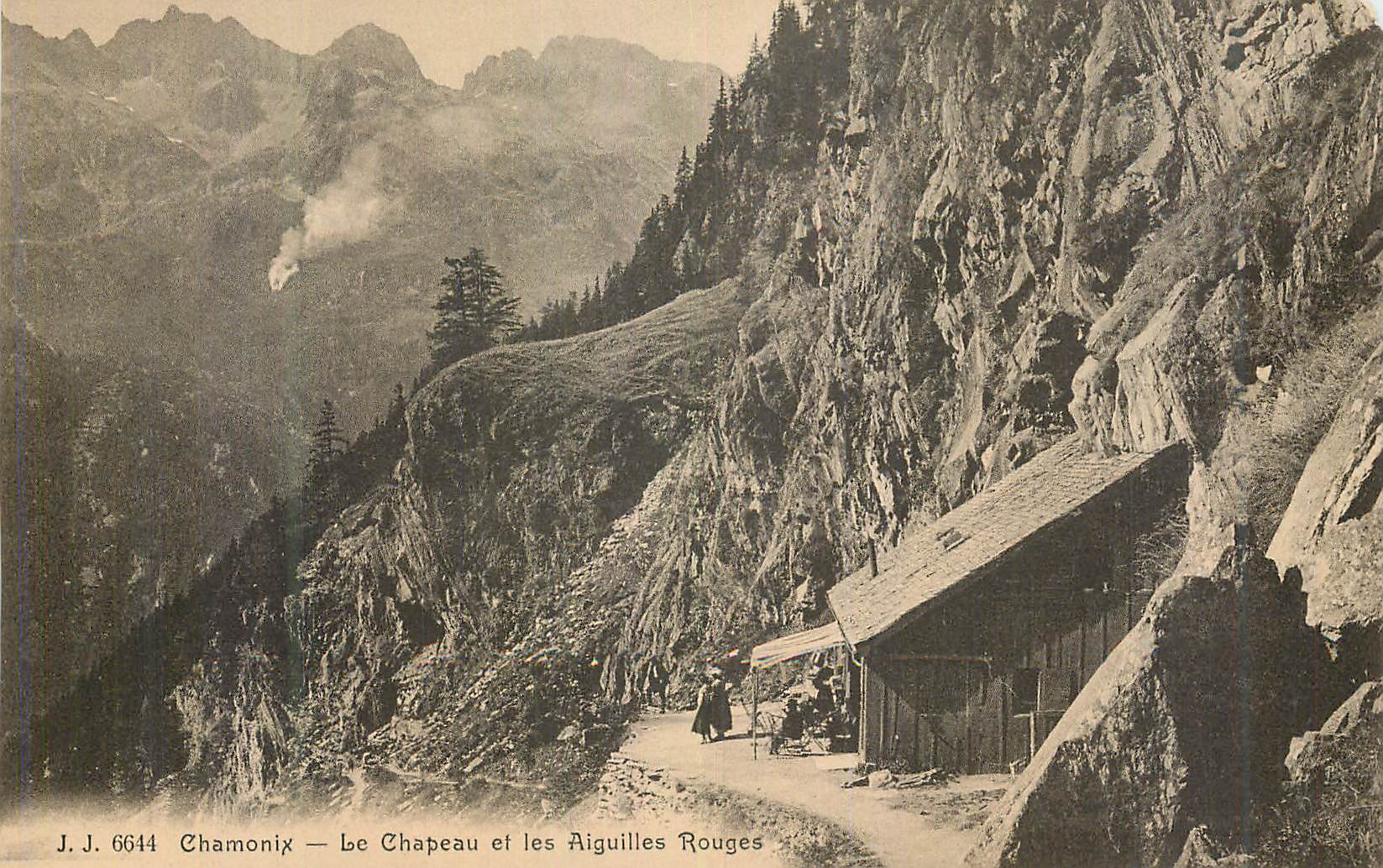 CPA Chamonix Le Chapeau et les Aiguilles Rouges