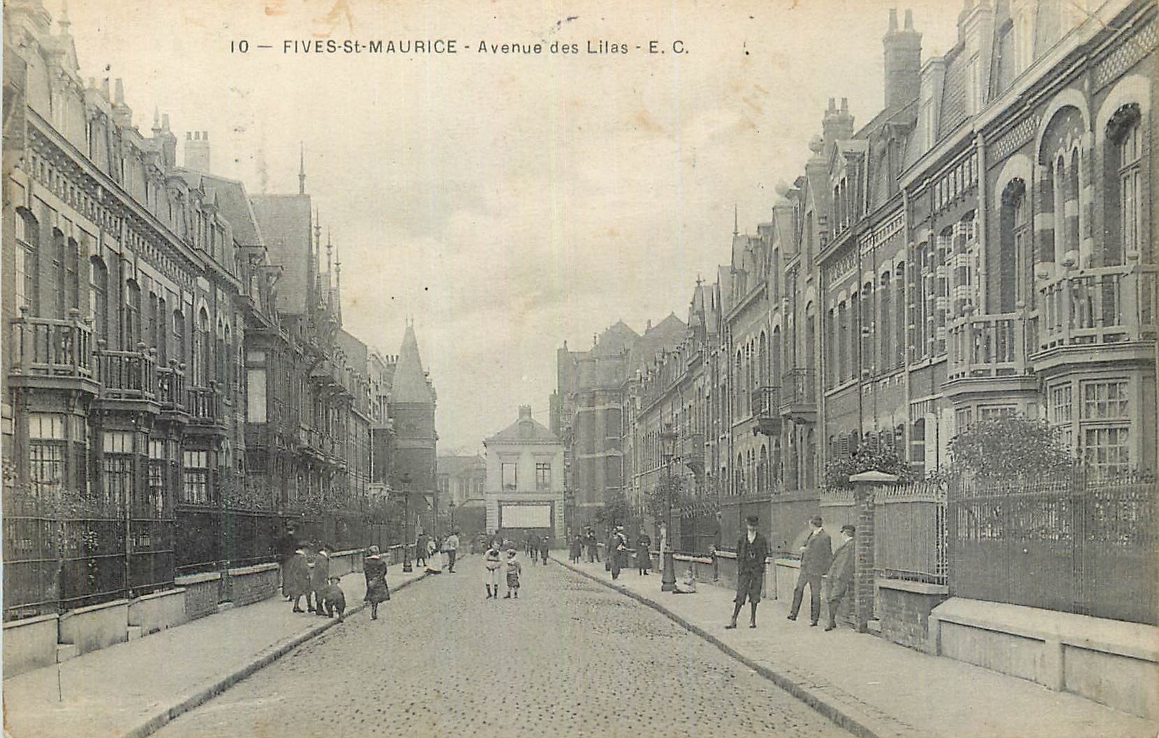 CPA Fives st Maurice Avenue des Lilas EC