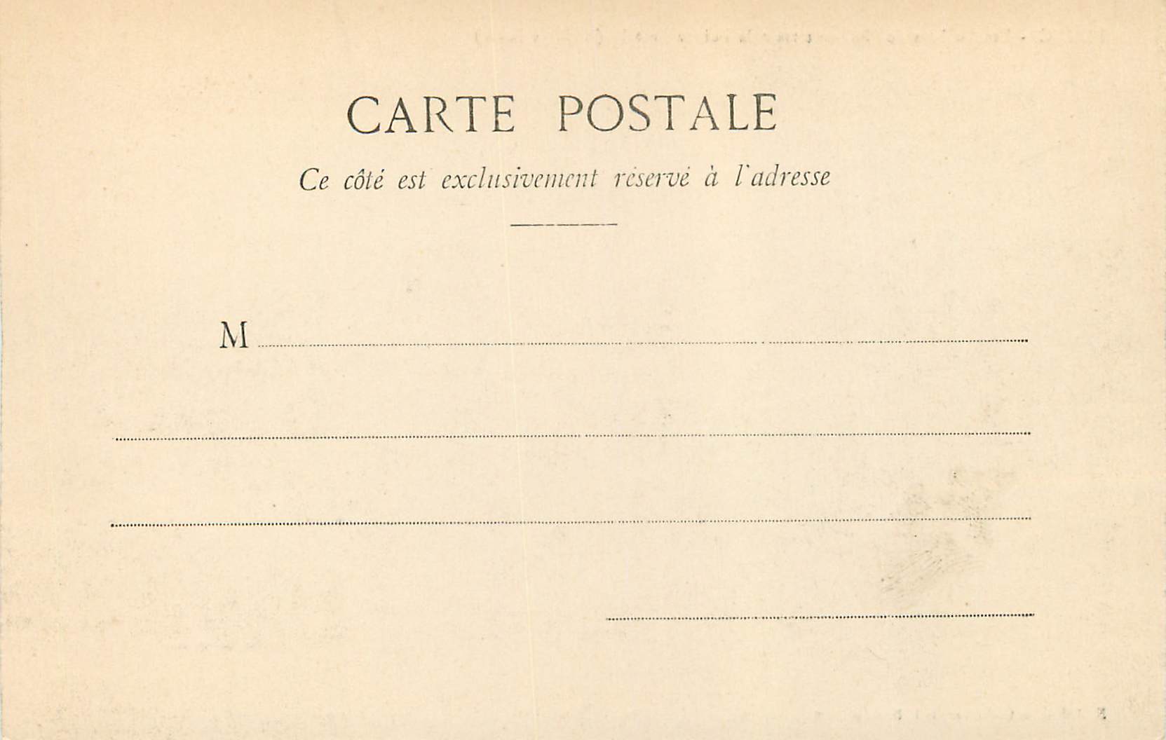 CPA Piriac Les Rochers des Baionnettes a la Pointe Castelli (a Maree Basse) — Rückseite