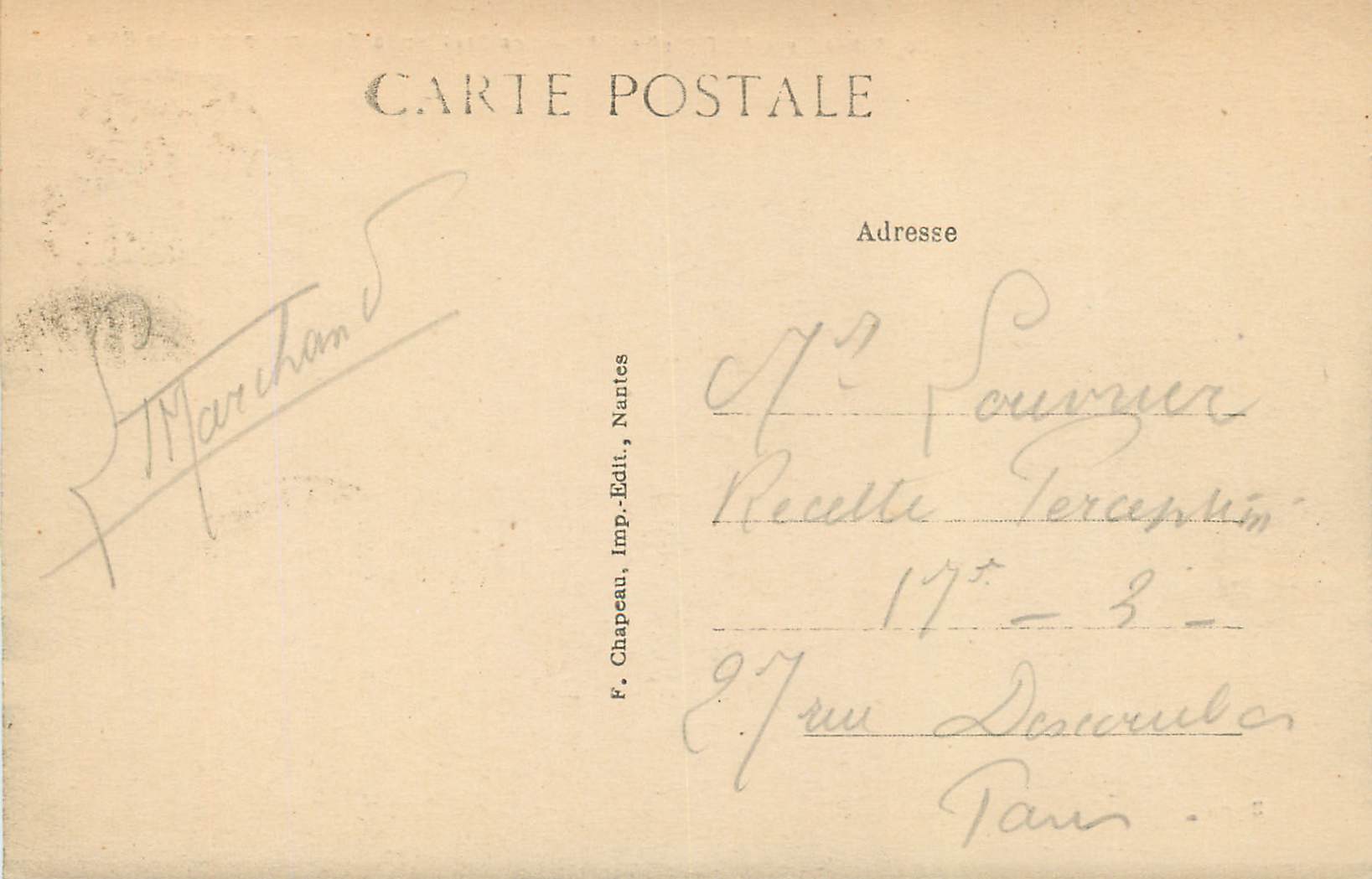 CPA Piriac sur Mer (L Inf) Les Oreillers a Madame Pris de la Cote — Rückseite