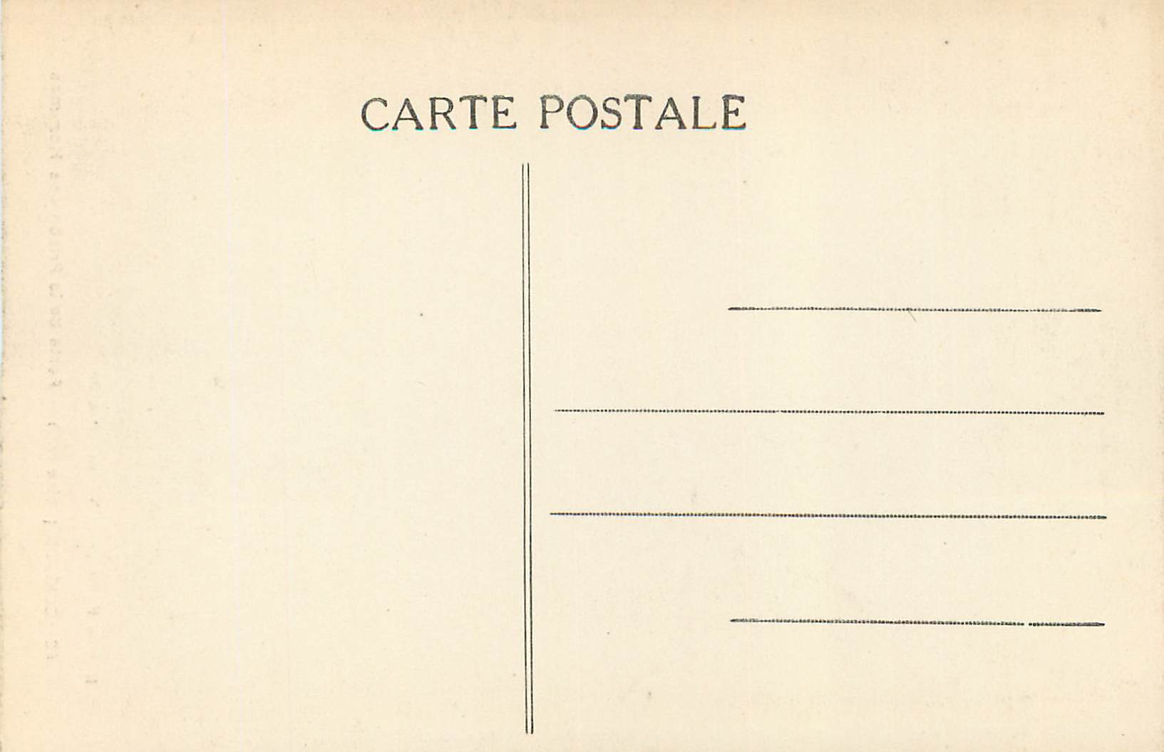 CPA Clisson (Loire Inf) Porte de la Prison des Hommes — Rückseite