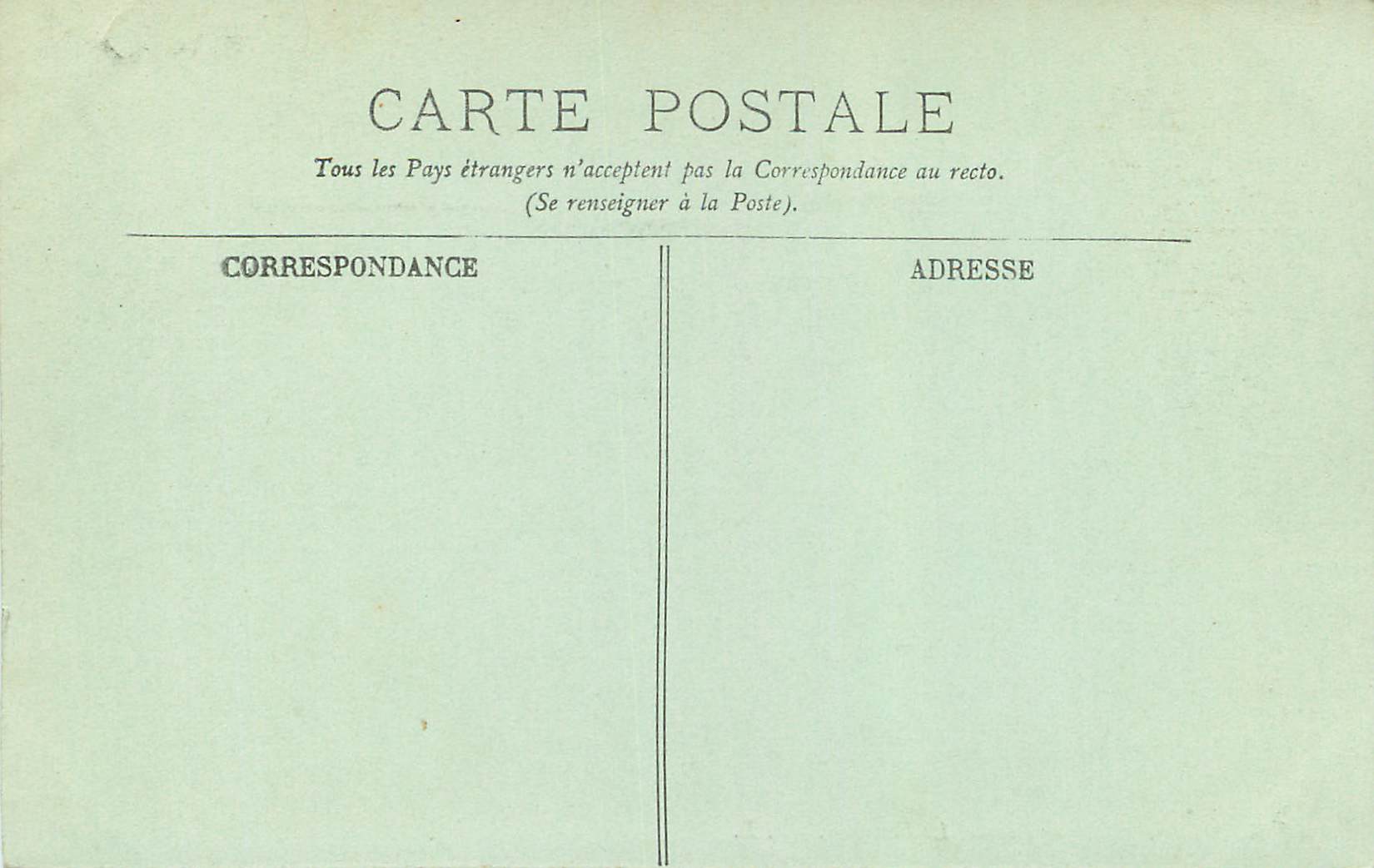 CPA Nantes Musee Dobree Le Vestibule — Rückseite