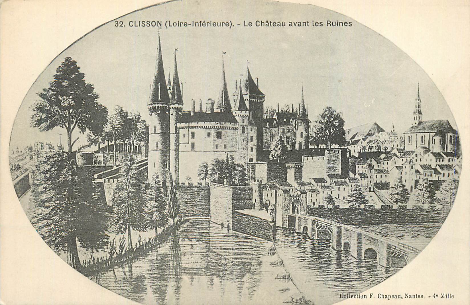 CPA Clisson (Loire Inferieur) Le Chateau Avant les Ruines