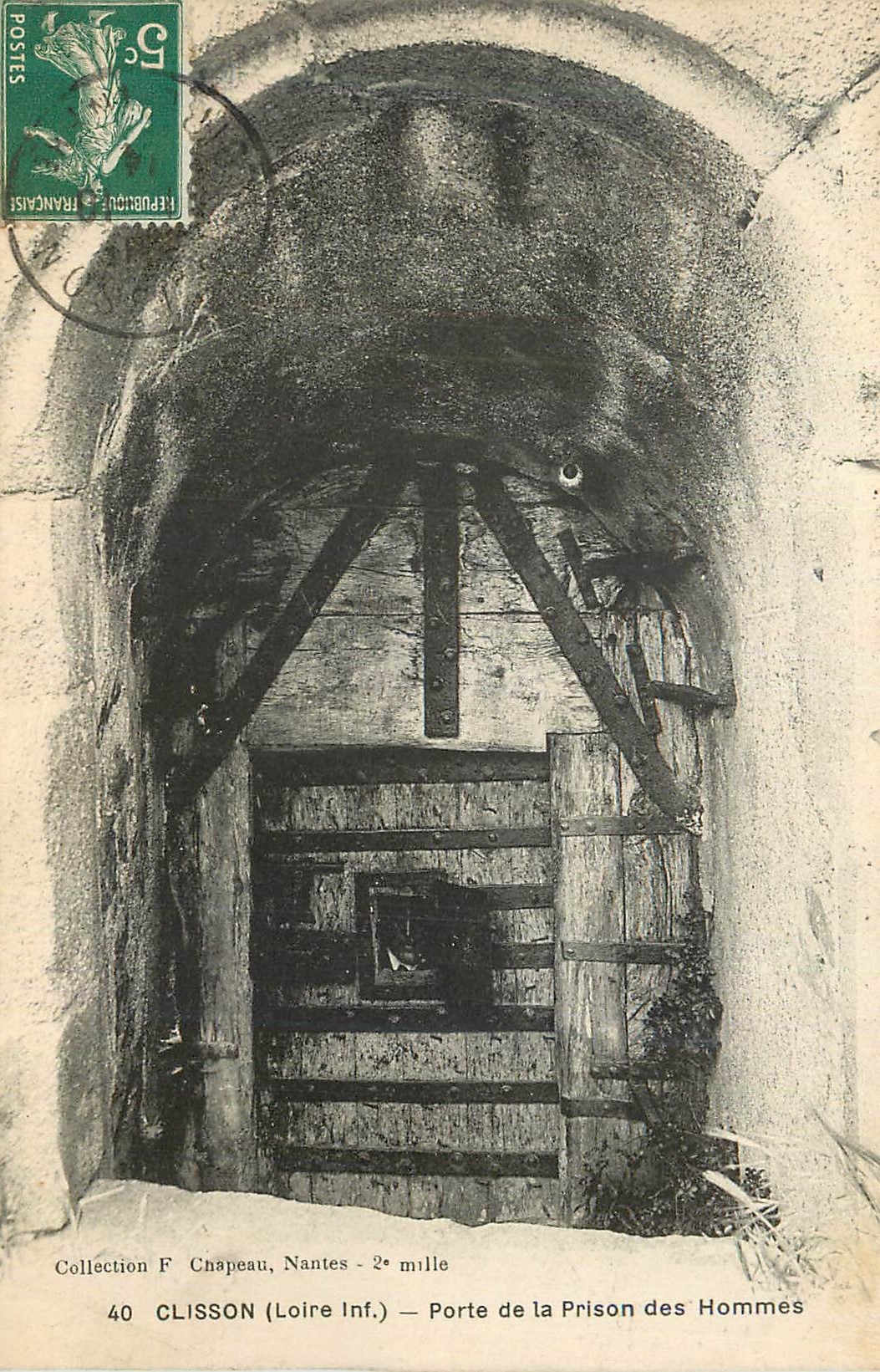 CPA Clisson (Loire Inf) Porte de la Prison d'Hommes