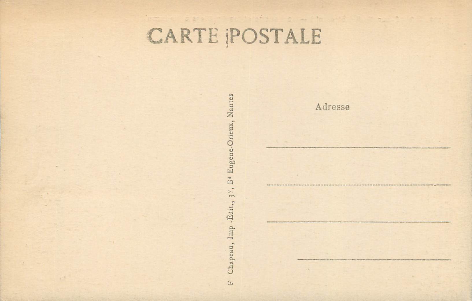 CPA Piriac sur Mer (Loire Inf) La Couette et les Oreillers a Madame — Rückseite