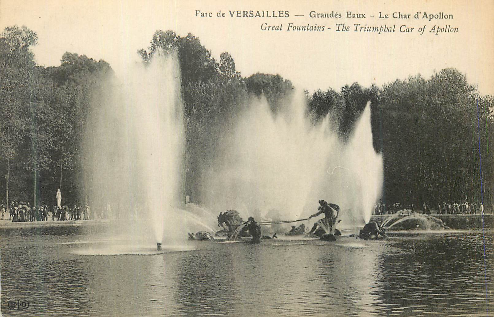 Parc de VERSAILLES — Grandes Eaux — Le Char d'Apollon