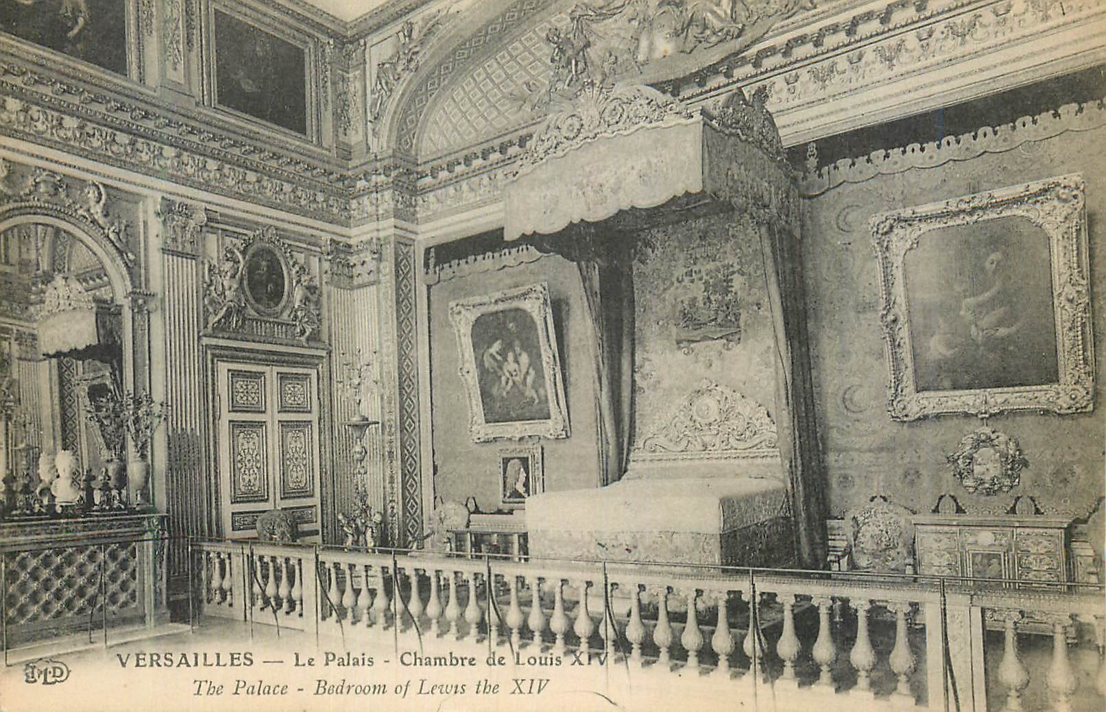 CPA Versailles Le Palais Chambre de Louis XIV