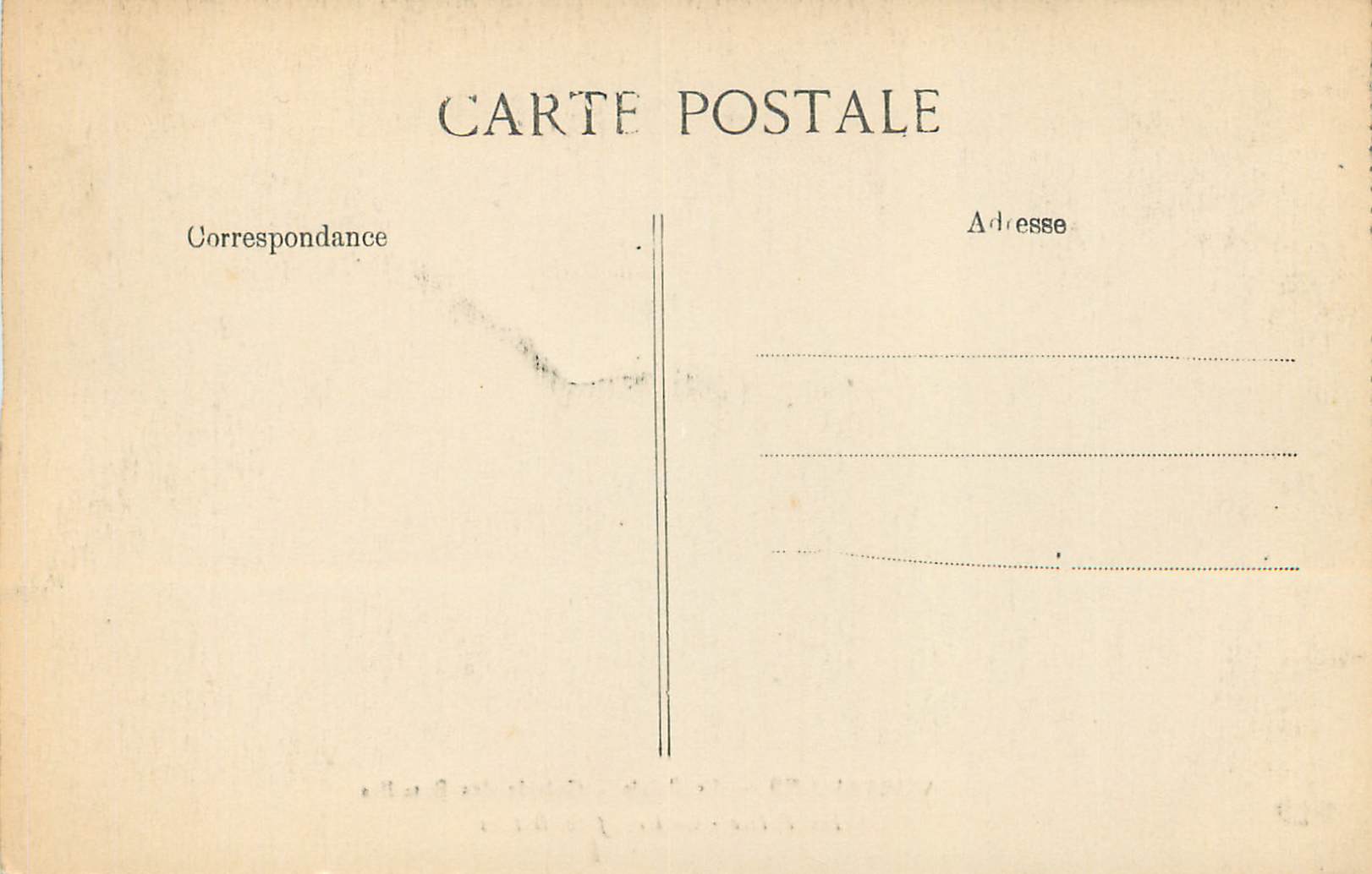 CPA versailles Le Palais Galerie des Batailles — Verso