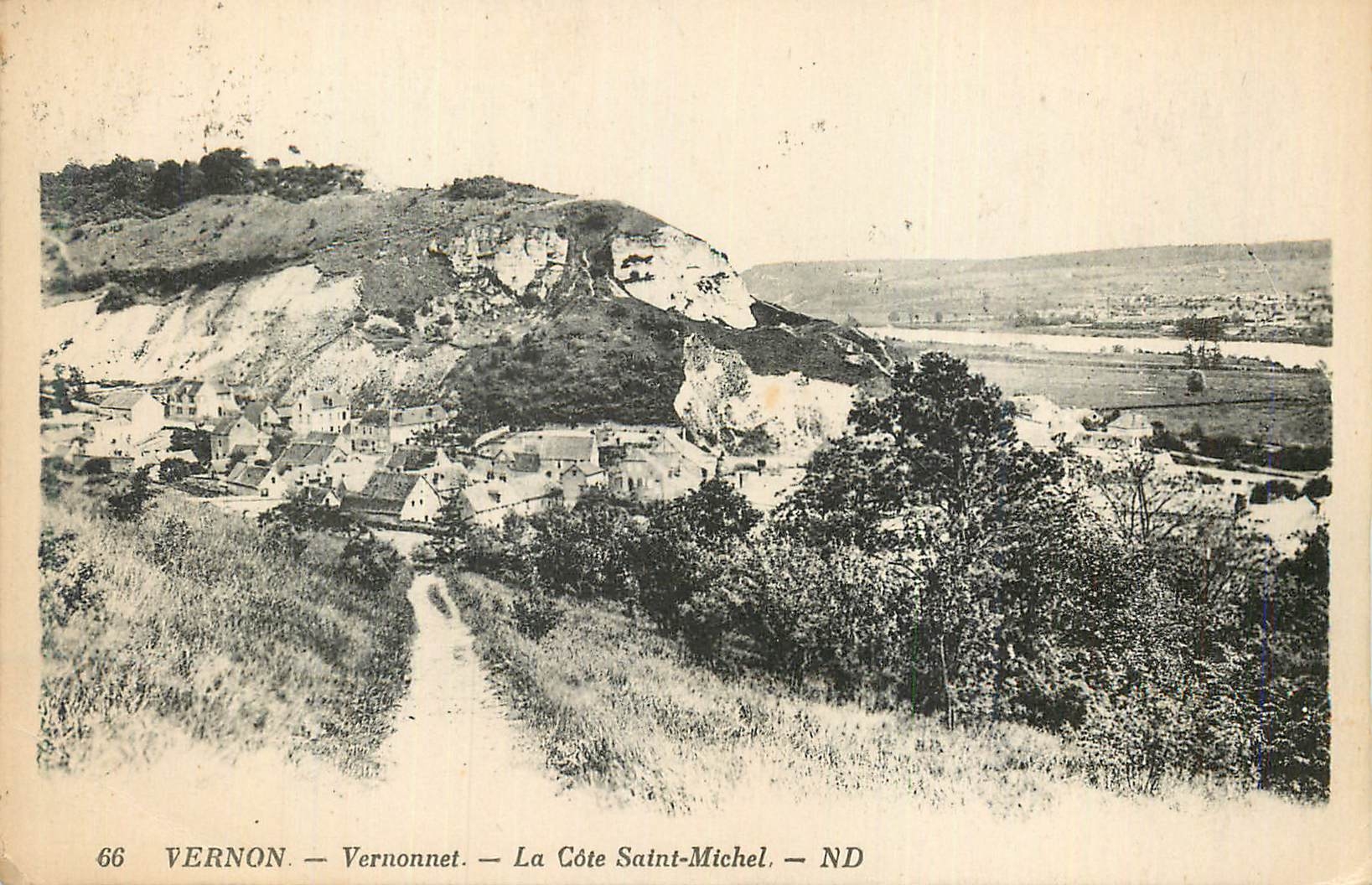 CPA Vernon Vernonnet La Cote Saint Michel