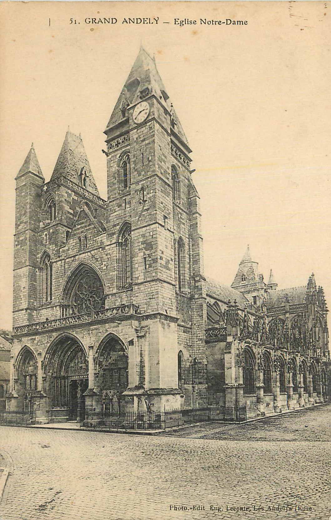 CPA Grand Andely Eglise Notre Dame