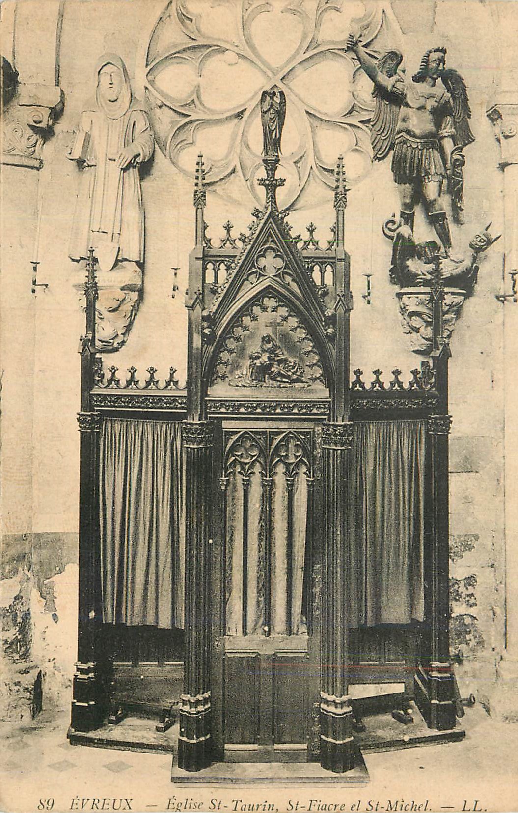 Évreux — Église St-Taurin, St-Fiacre et St-Michel — LL. n°89