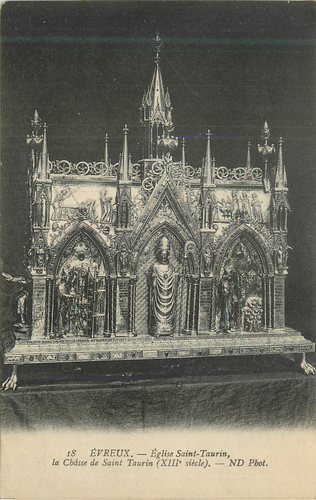 Évreux — Église Saint-Taurin, la Châsse de Saint Taurin (XIIIe siècle) — ND Pbot.