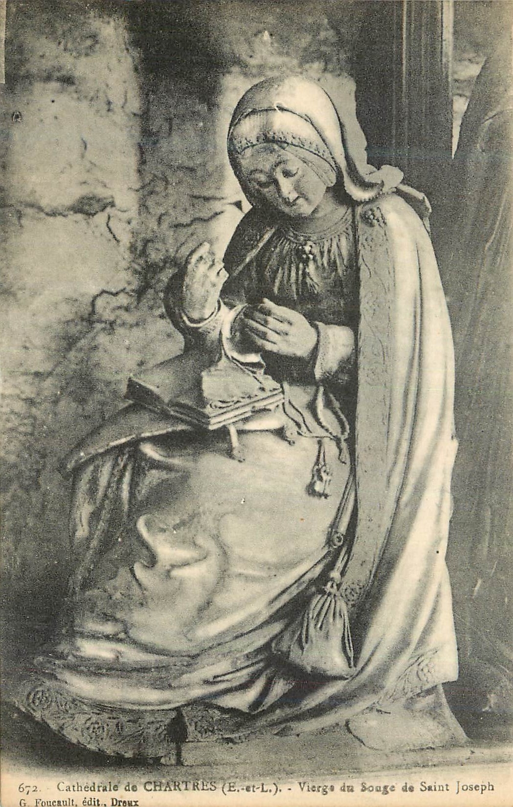 CPA Cathedrale de Chartres (E et L) Vierge du Souge de Saint Joseph