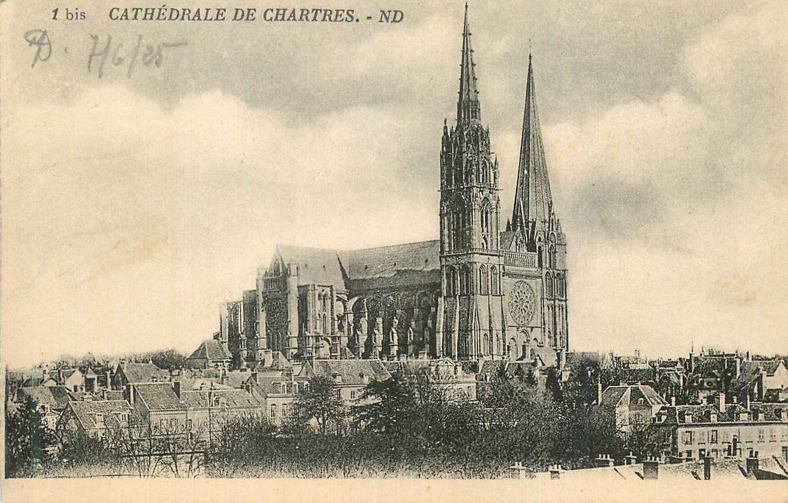 CPA Cathedrale de Chartres