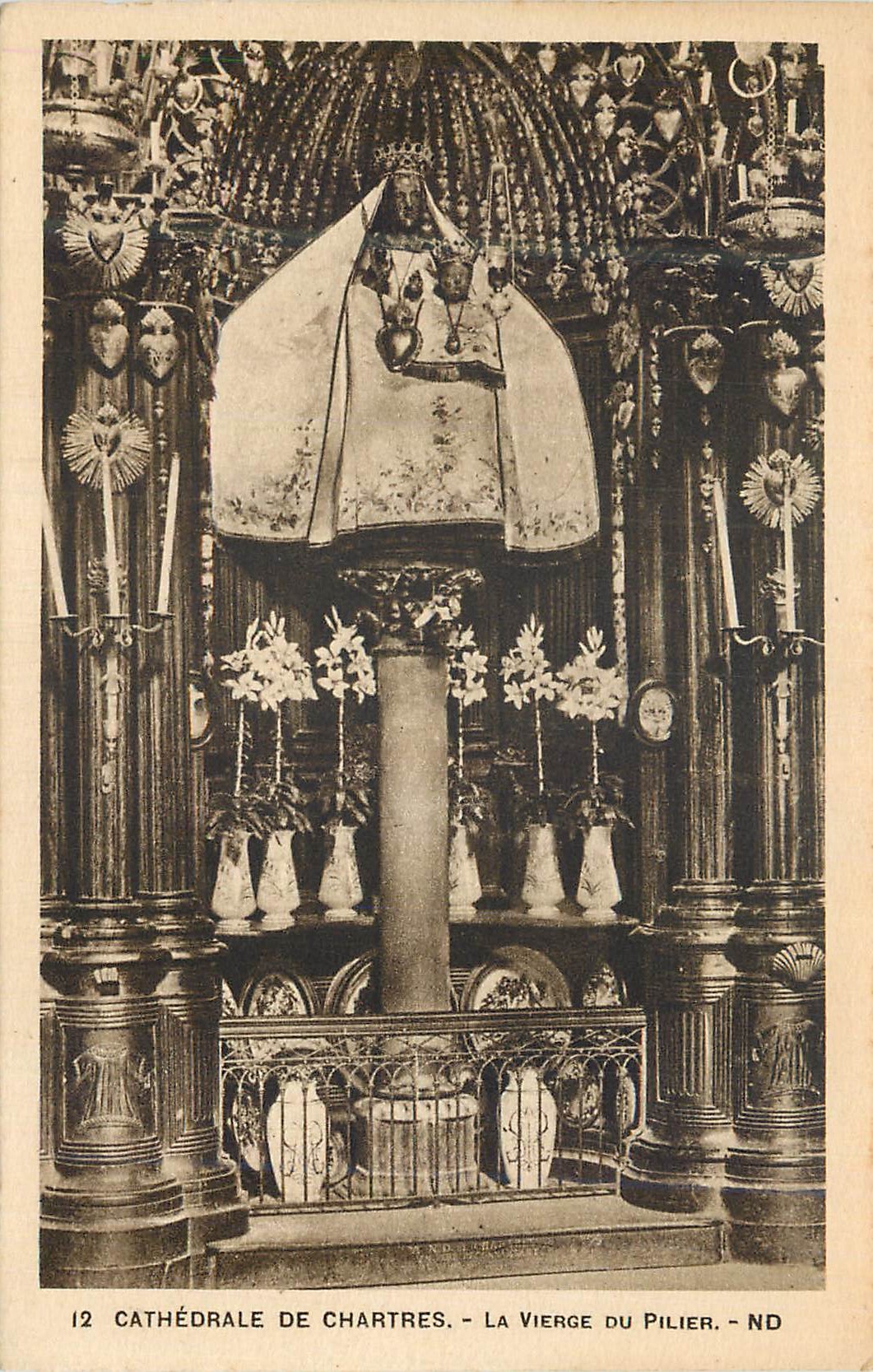 Cathédrale de Chartres — La Vierge du Pilier — ND