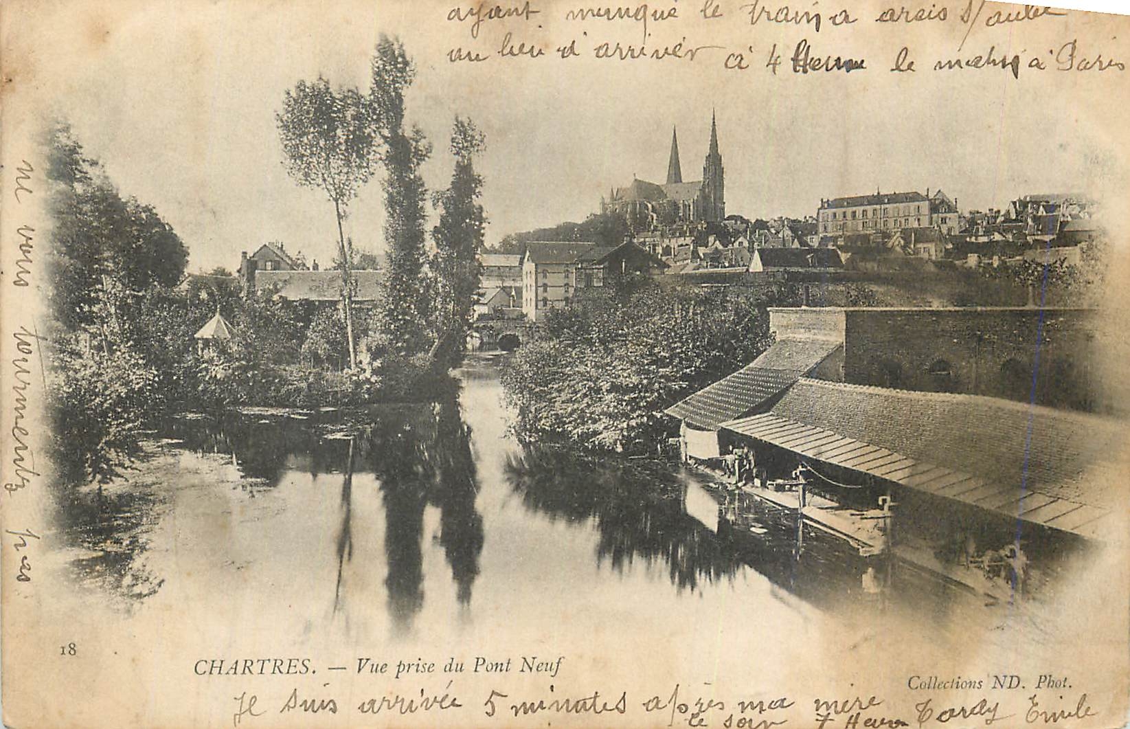 Chartres — Vue prise du Pont Neuf — Collections ND. Phot. n°18