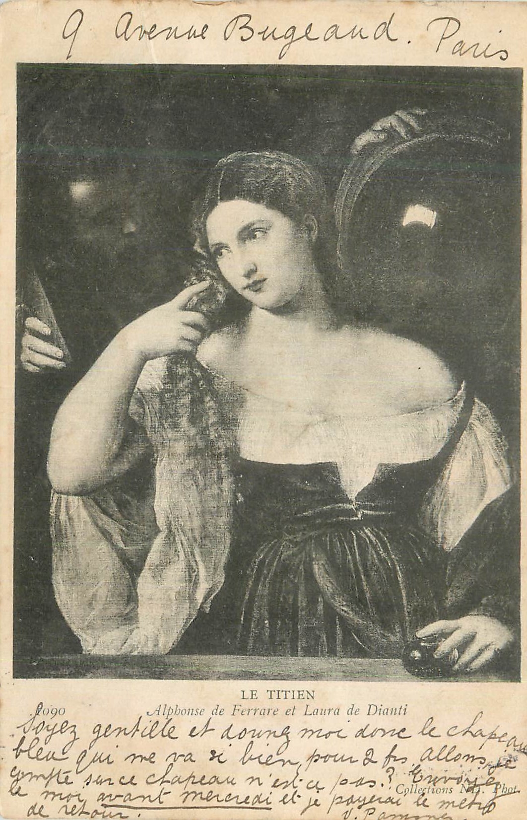 CPA Le Titien Alphone de Ferrare et Laura de Dianti