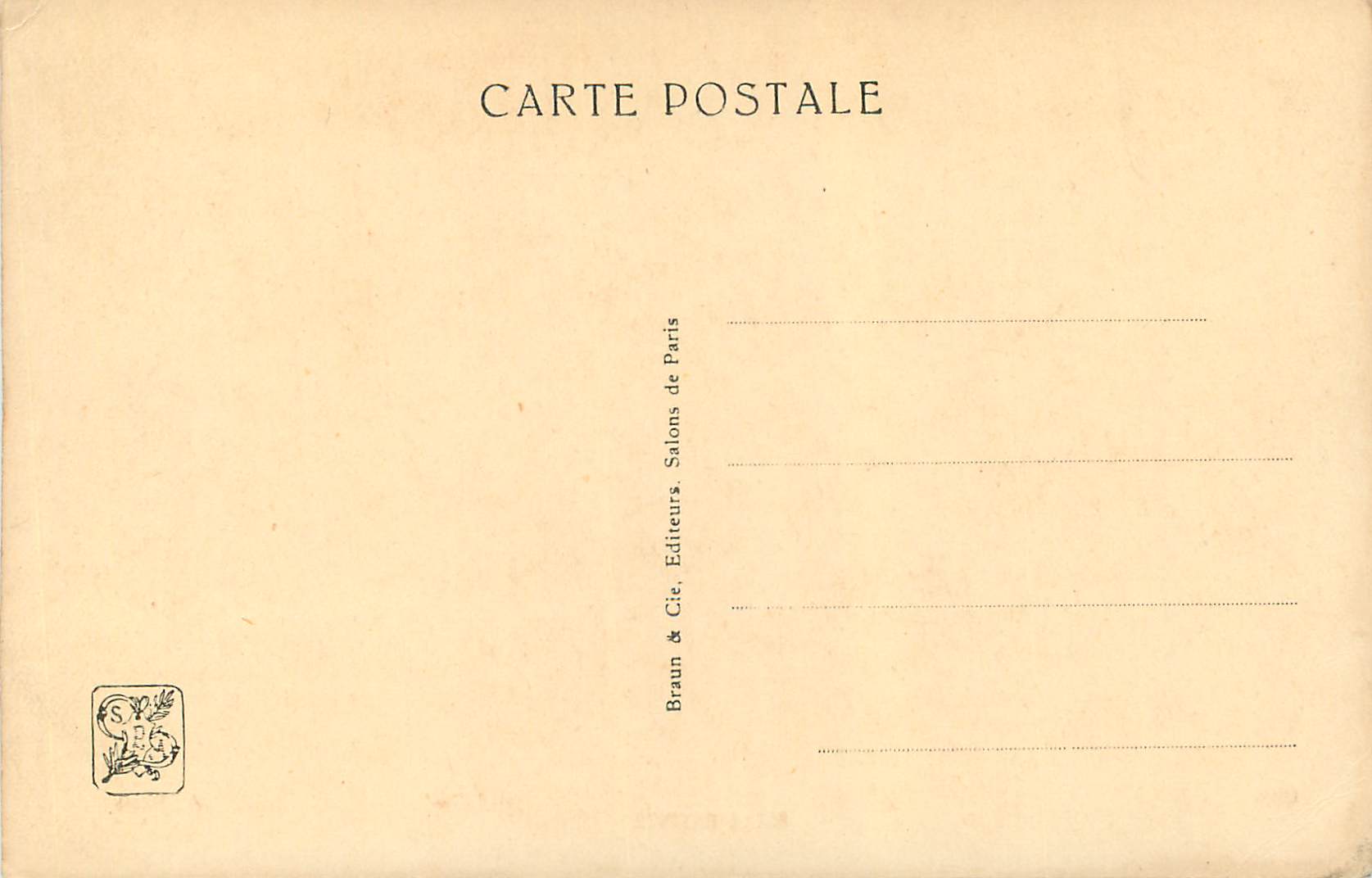CPA Belle Matinee A Jacob — Verso