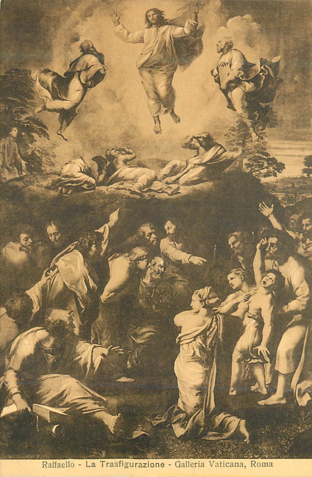 CPA Raffaello La Trasfigurazione Galleria Vaticana Roma
