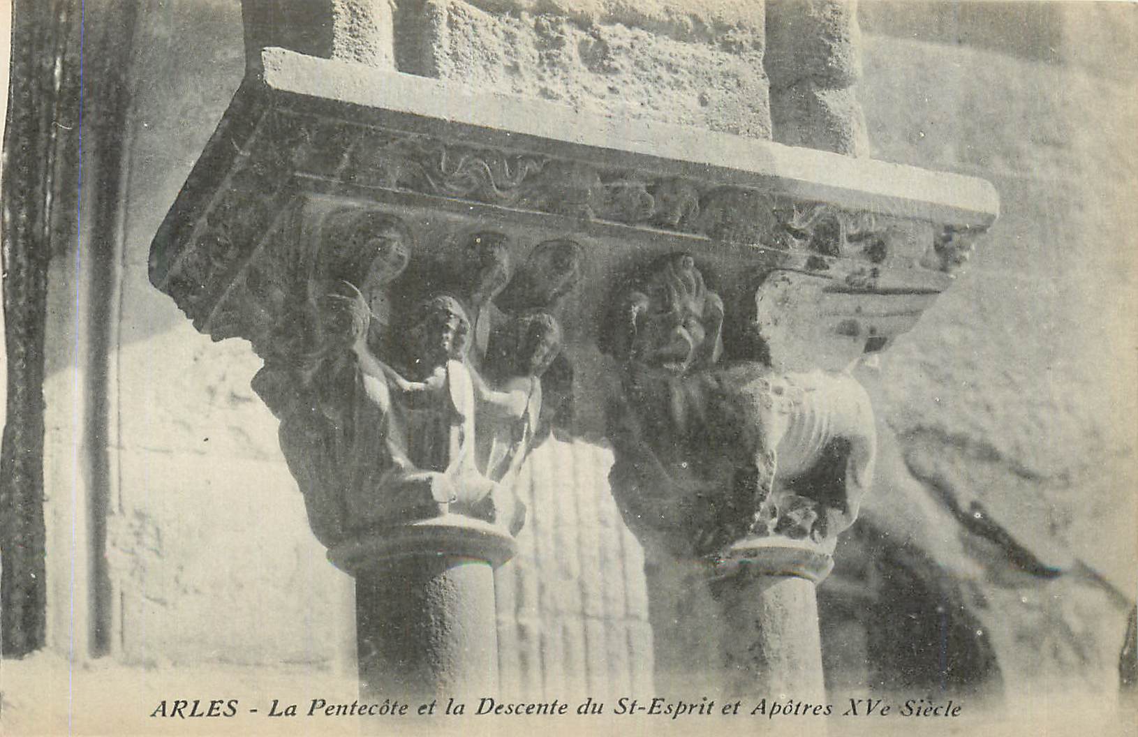 Arles - La Pentecôte et la Descente du Saint-Esprit et Apôtres - XVème Siècle