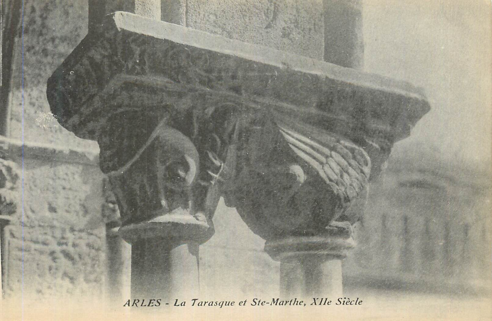 Arles - La Tarasque et Ste-Marthe, XIIe Siècle