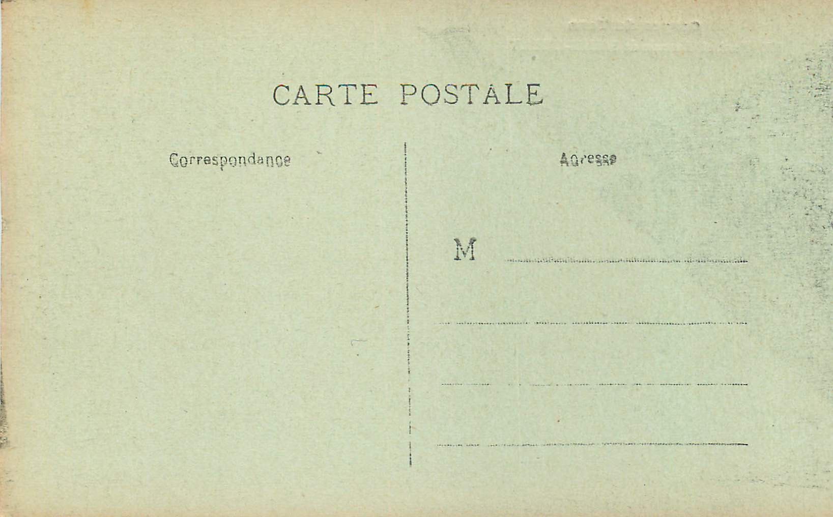 CPA Gorges du Tarn Pont et Cascade de Saint Ohely — Rückseite