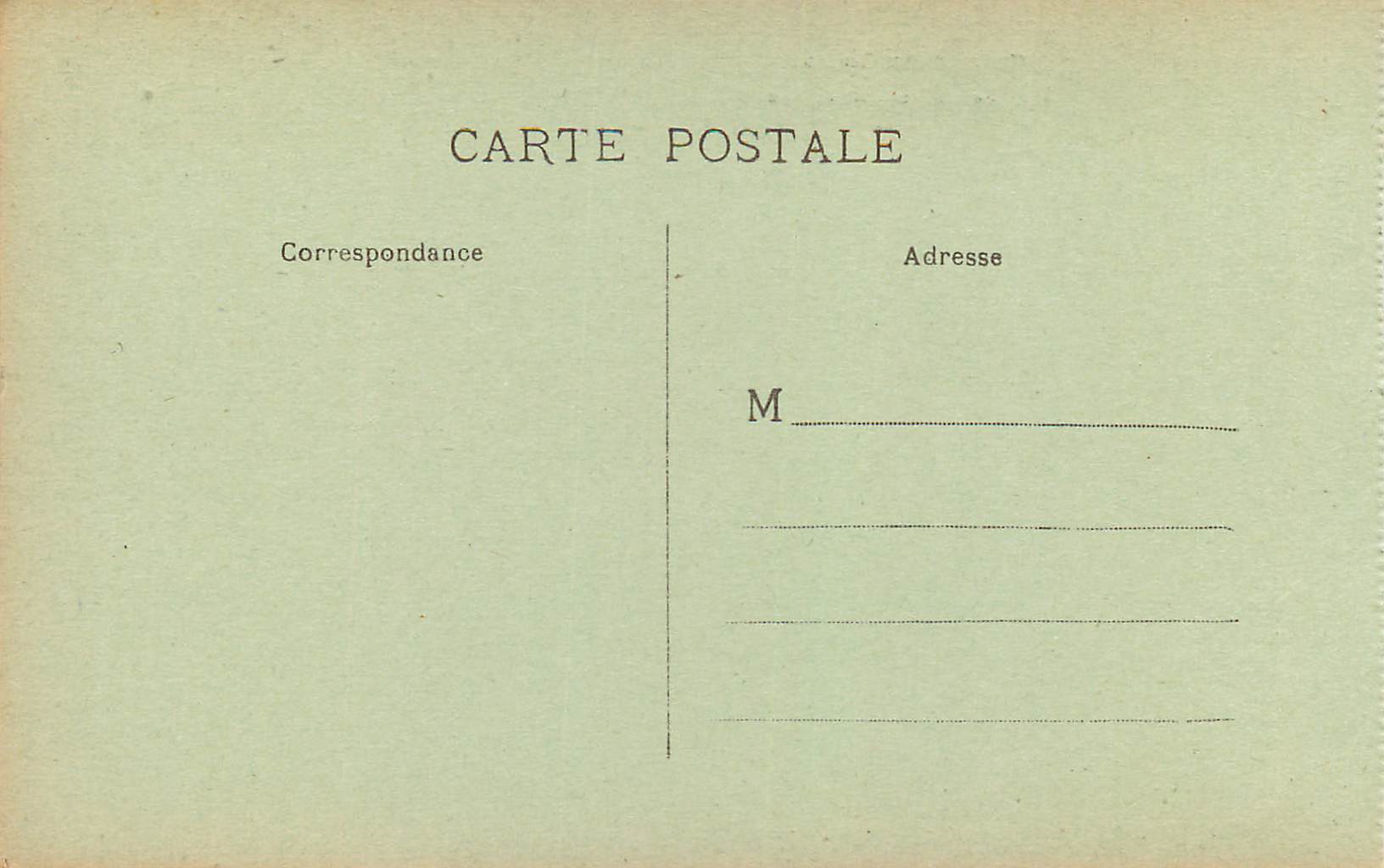 CPA Gorges du Tarn le Chateau de la Caze — Rückseite