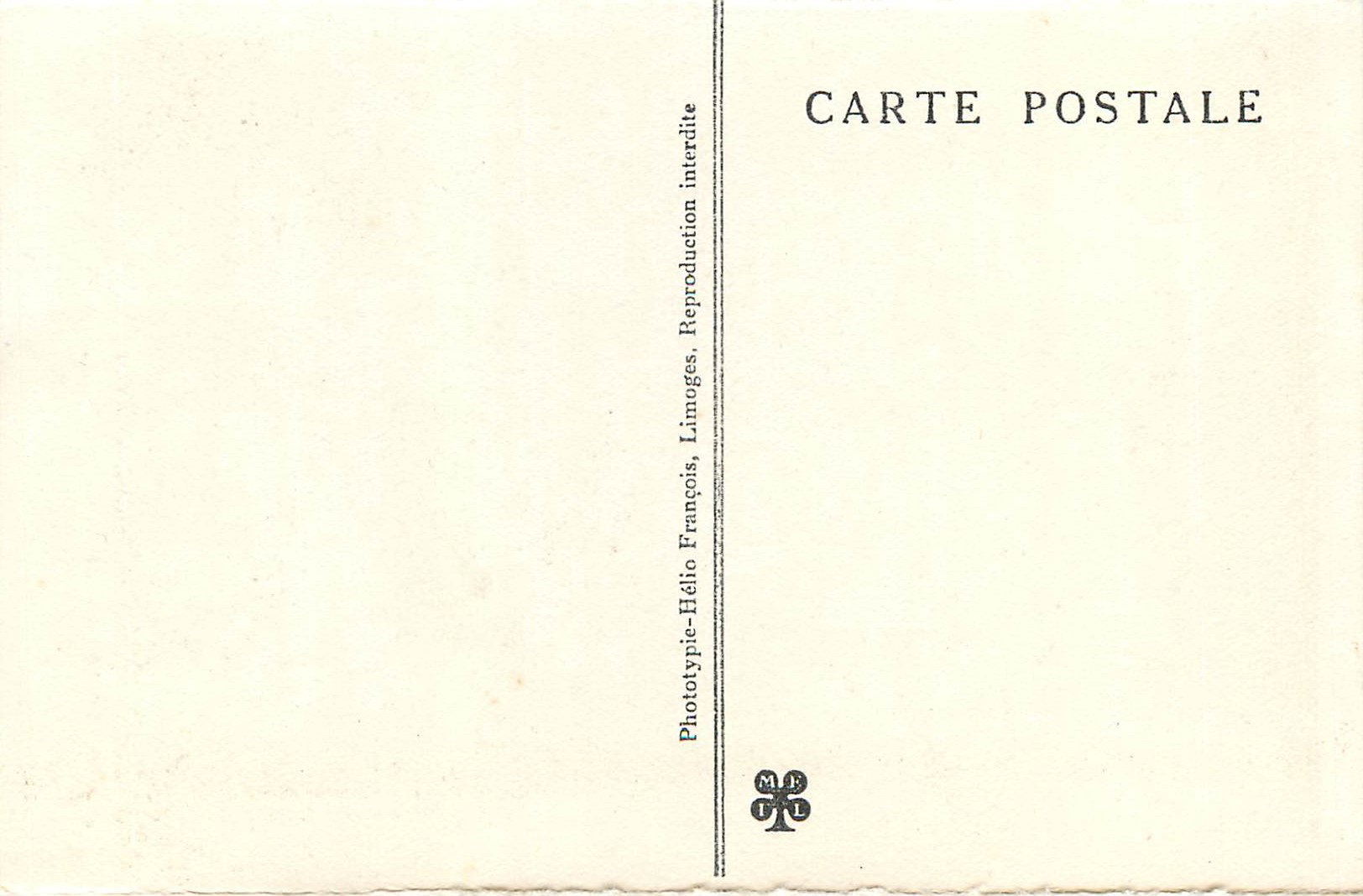 CPA Padirac (Lot) Gouffre le Chalet du Gouffre et la Terrasse — Rückseite