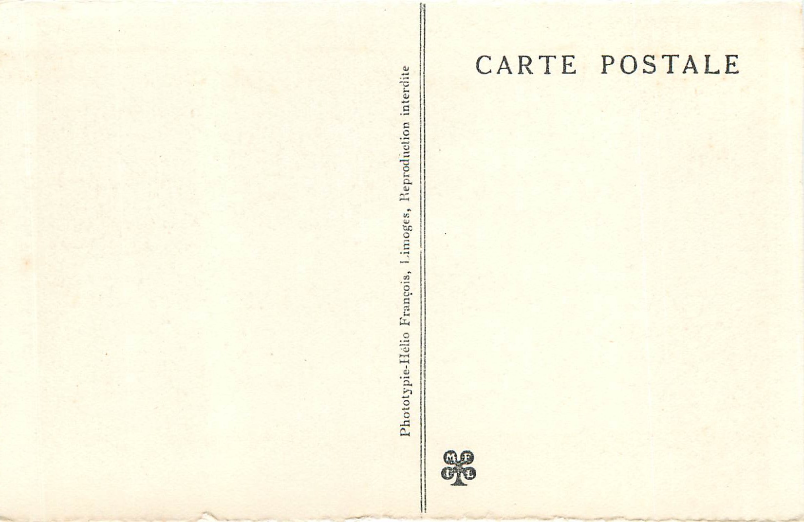Quelle von Padirac (Lot) — Ansicht von Stalaktiten und Stalagmiten am Crocodile's Step — Phototypie-Hélios, Limoges — Rückseite