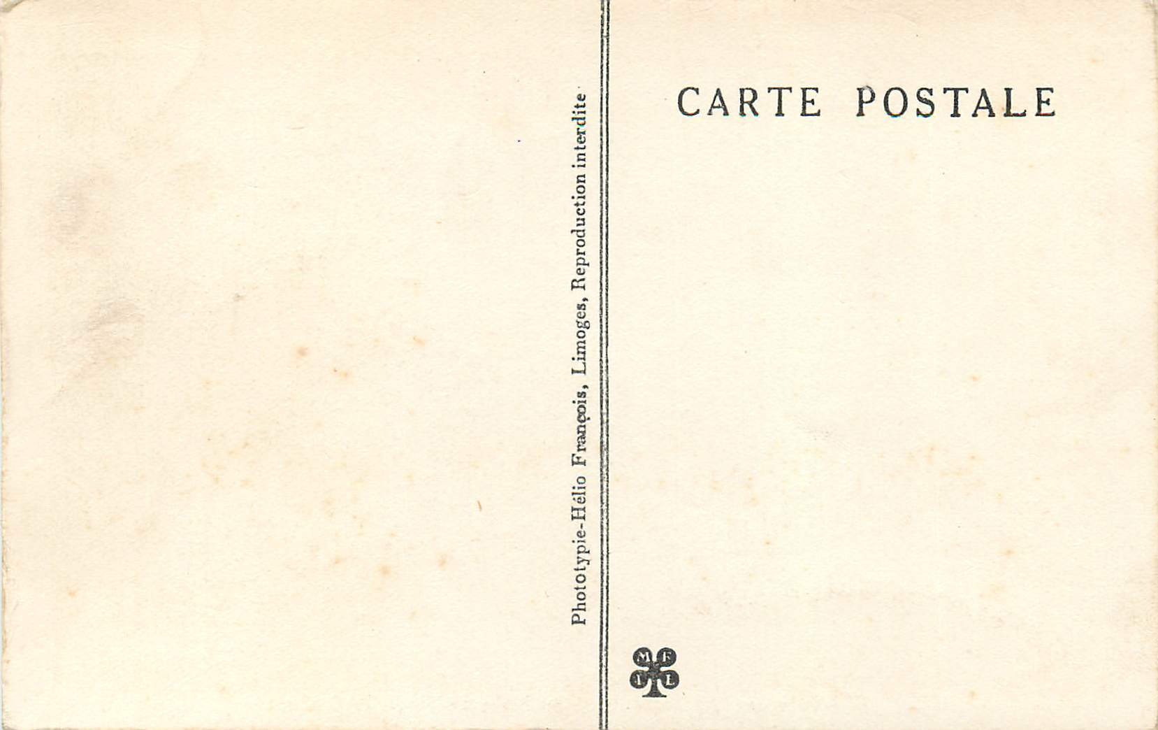 CPA Terrasse du Restaurant du Puits de Padirac(Lot) — Rückseite