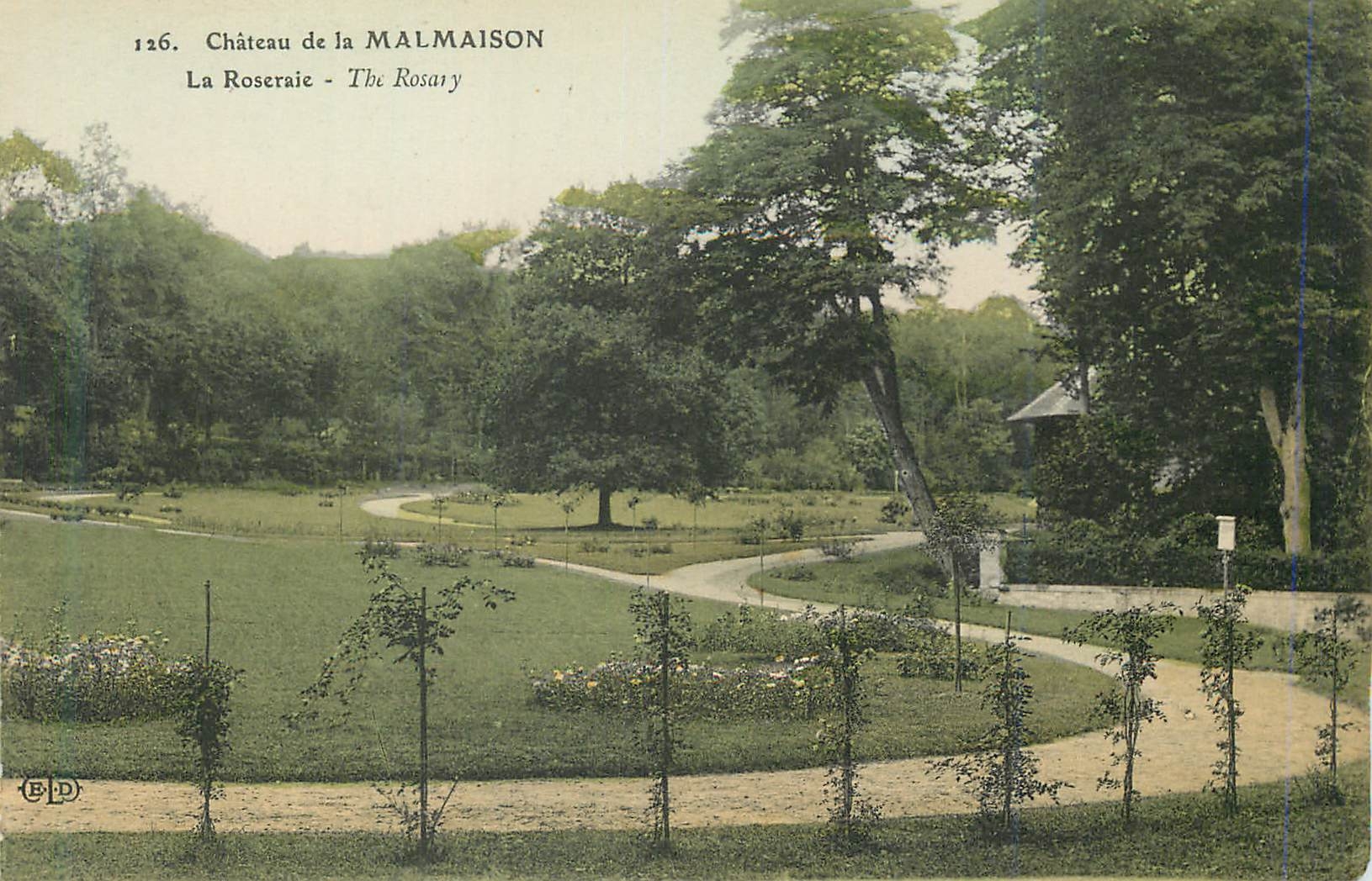 CPA Chateau de la Malmaison la Roseraie