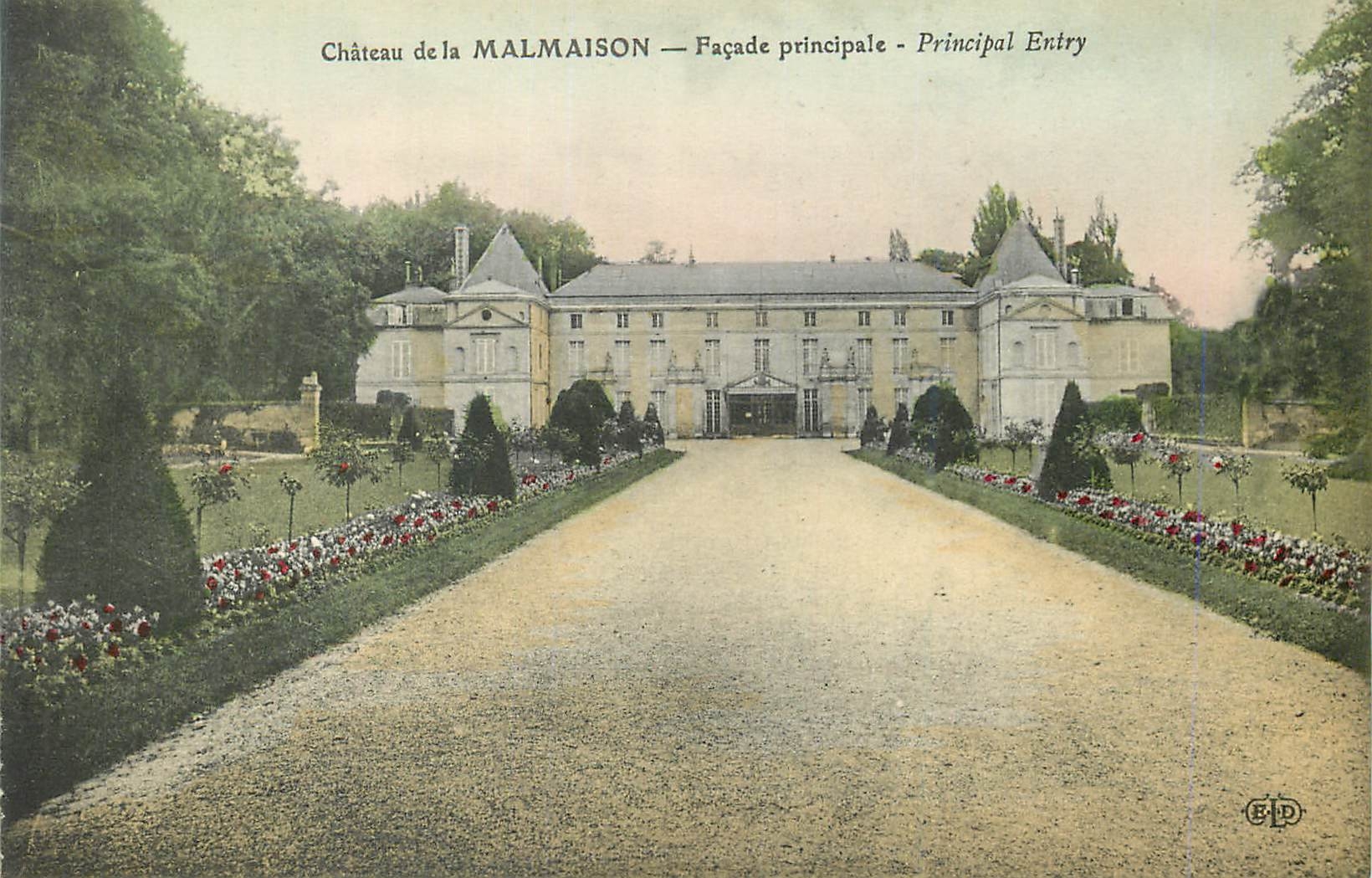 CPA Chateau de la Malmaison Facade Principale