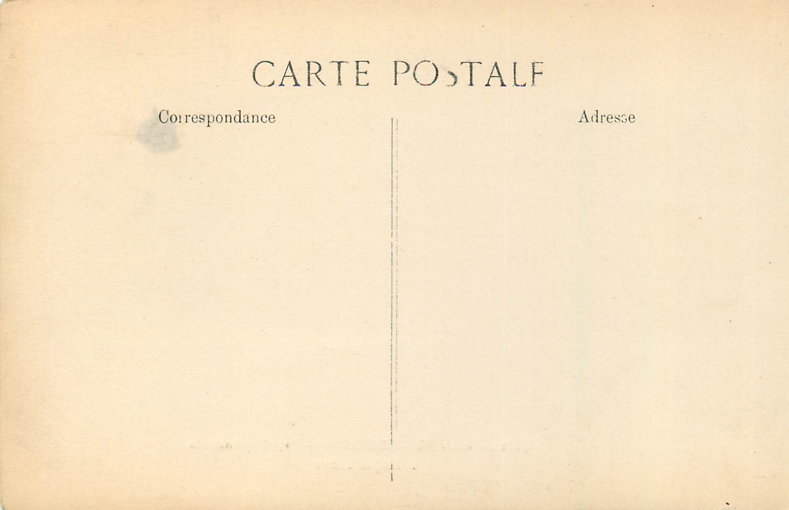 CPA Chateau de la Malmaison Facade Principale — Verso